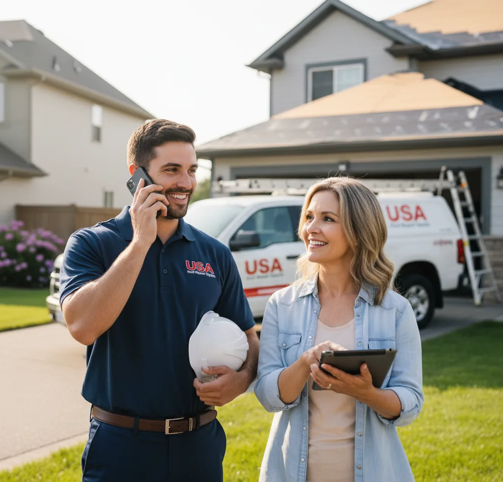 USA Roof Repair Experts customer support in Terrebonne